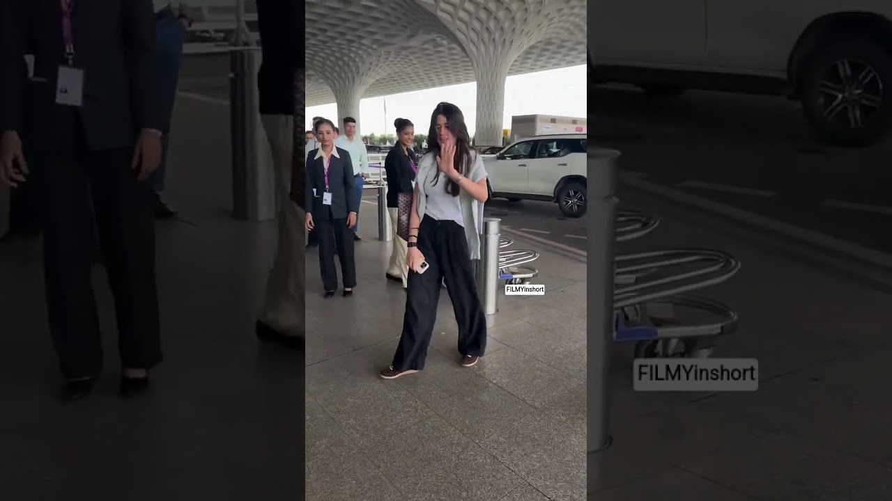 Naomika Saran spotted at airport ..