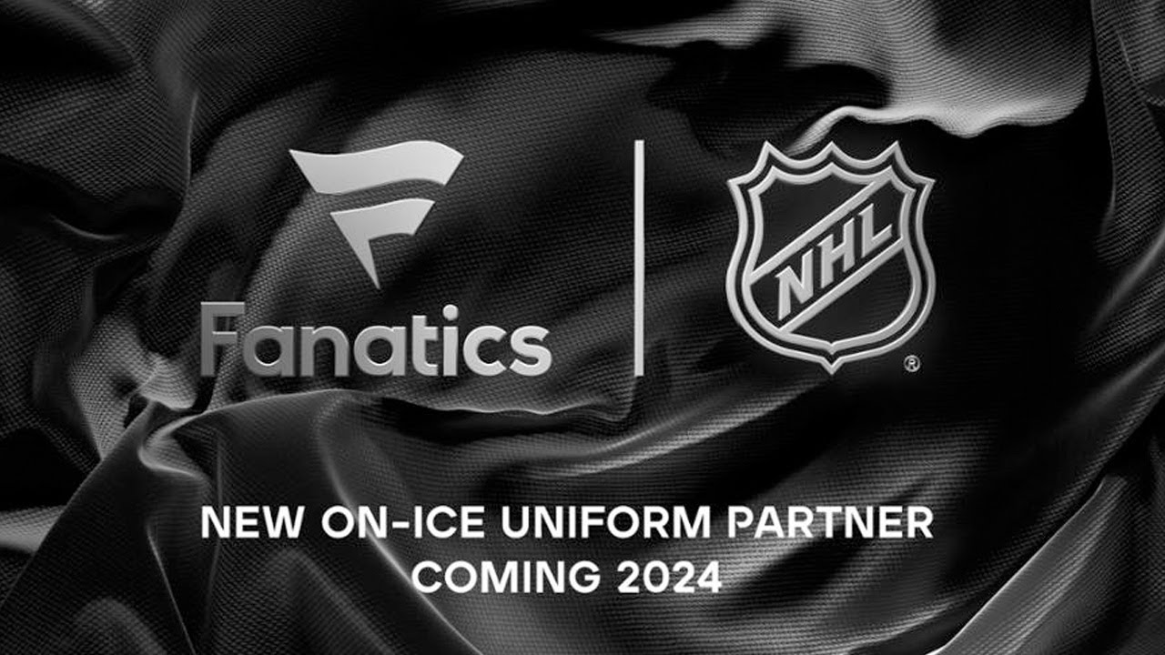 NHL taps fanatics as official jersey supplier, replacing Adidas