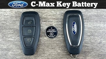 How To Replace FORD C-MAX Remote Key Fob Battery 2013 - 2019 DIY Change Replacement CMAX Batteries