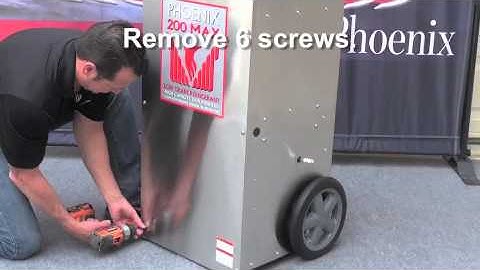 Phoenix 200MAX - Removing Front Cover