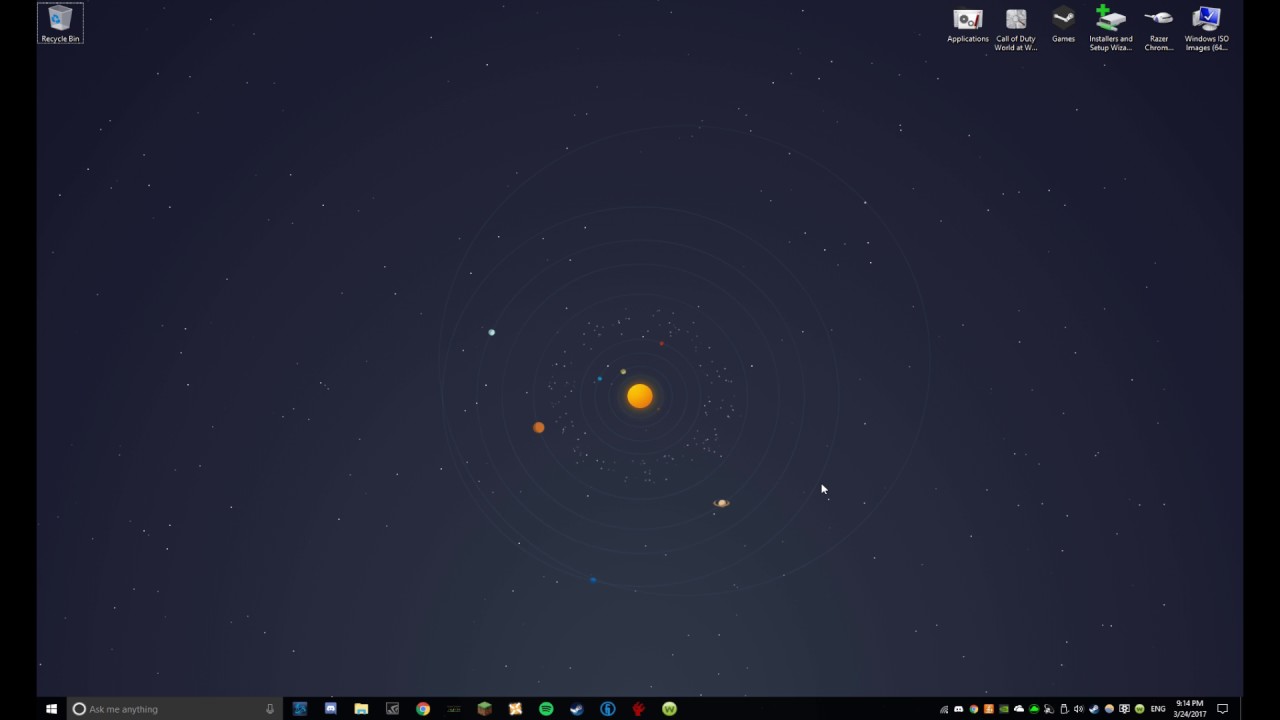 Solar System Wallpaper For Wallpaper Engine Youtube