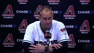 NYM@ARI: Lovullo on Greinke's start in win over Mets