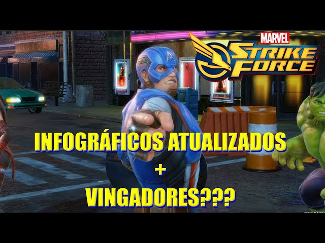 Atualização da conta e Novos infográficos!!! Marvel Strike Force