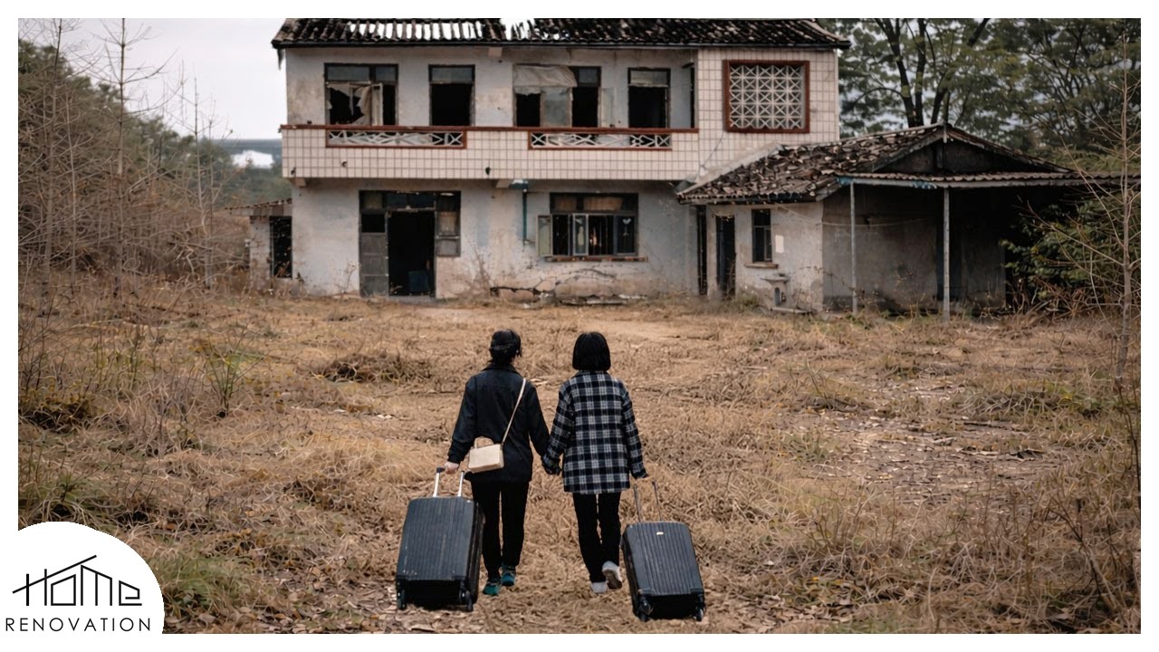 После того как мачеха выгнала их из дома, две девочки превратили заброшенный дом в райский уголок.