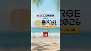 Cybersecurity leadership entering a new era, are you ready? #EmergeSec2026 #CyberResilience #AI