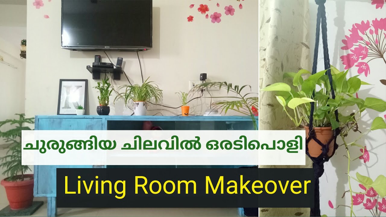 DIY Living Room Makeover in Malayalam Indoor Plant Ideas Bohemian