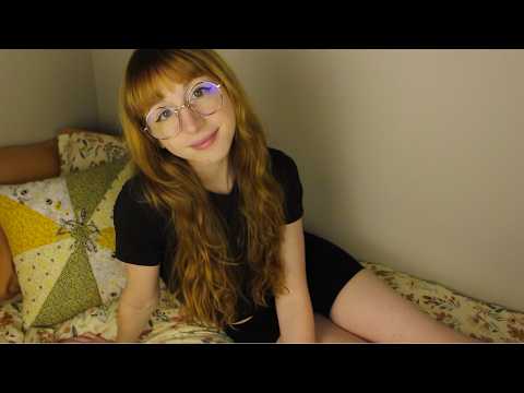 unwind with me 🌙 bedtime stretch + self care (asmr)(body triggers)