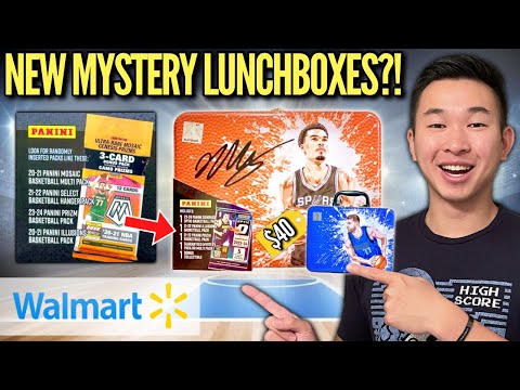 I OPENED THE NEW SPORTS CARD LUNCHBOX TINS FROM WALMART 