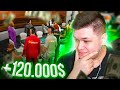 GTA 5 RP - ПОДНЯЛ 120000$ В КАЗИНО, КРАШУ ГРАФФИТИ С БАНДОЙ!