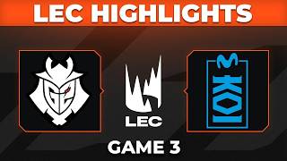 G2 vs KOI Game 3 Highlights | LEC 2026 Grand Finals | G2 Esports  vs Movistar KOI screenshot 2