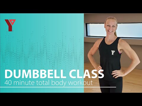 40 Minute Total Body Dumbbell Class!