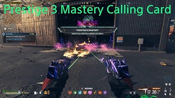 MWZ Prestige Mastery 3 Calling Card 😎#ps5 #callofduty #cod #warzone #gameplay #mw3