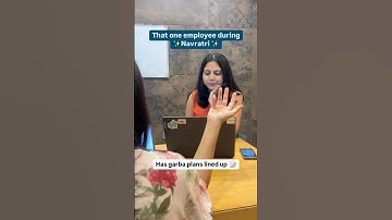 That one employee during Navratri 😂🤭 #trending #viralshorts #youtubeshorts #navratri