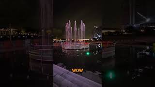 Colourful Water Fountain at Setia City Mall