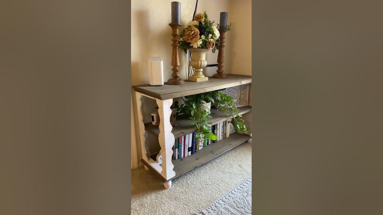 Honest review on Ashley Alwyndale Wood 3 Shelf Console Sofa Table YouTube