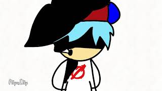 corrupted smoking bf 50% (fnf) #short #animation