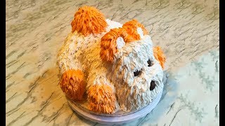 Торт "Собачка" / 3D Торт / Dog Cake / Праздничный Торт / Торт из Крема / Пошаговый Рецепт Торт "Собачка" / 3D Торт / Dog Cake / Праздничный Торт / Торт из Крема / Пошаговый Рецепт