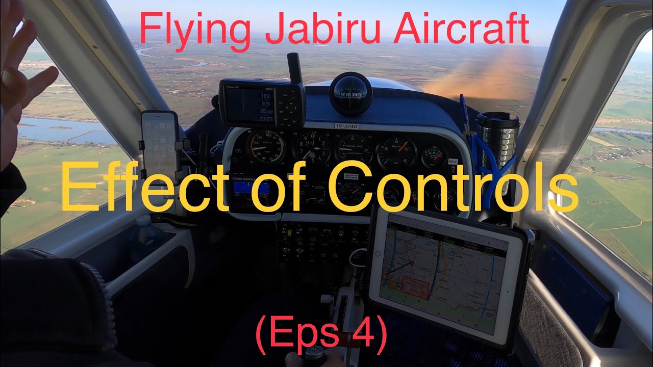 Effect of Controls   Ailerons Elevator & Rudder   Flying Jabiru Aircraft   (Eps 4) (38)