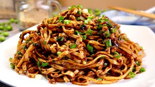 Zero Skills Needed! Szechuan Spicy Lo-Mein ๅๅท้ฆ่พฃๅนฒๆ้ข Chinese Dry Chilli Garlic Noodles Recipe
