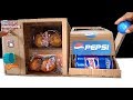 Como Hacer Maquina de  Refrescos Pepsi y Mantecadas en Casa