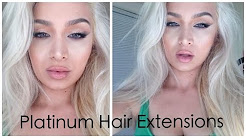 How To Bleach Hair Extensions To Platinum Blonde