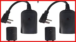 Great product -  Woods 32555WD Weatherproof Outdoor Electrical Outlet Switch, Wireless Remote Contro