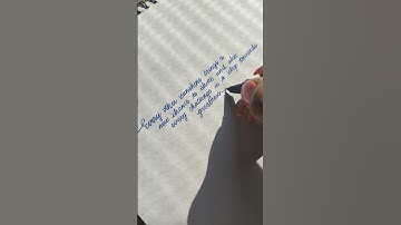 Beautiful cursive handwriting | How to improve your handwriting | Calligraphy quotes #shorts