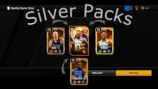 NBA Live Mobile Pack Opening... | 50 Silver Monthly Master Packs
