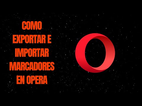 Video: ¿Cómo agrego marcadores en opera?