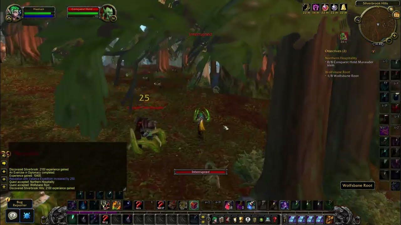 How to do Wolfsbane Root quest WoW WOTLK Classic YouTube