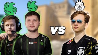 S1MPLE PLAYS FIRST FPL MATCH WITH NEW FALCONS TEAMMATE - SNAPPI VS M0NESY!! (ENG SUBS) | CS2