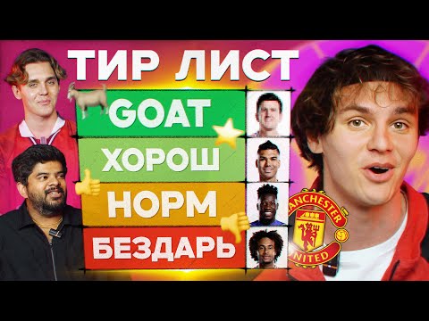 Тир лист #5 | Манчестер Юнайтед