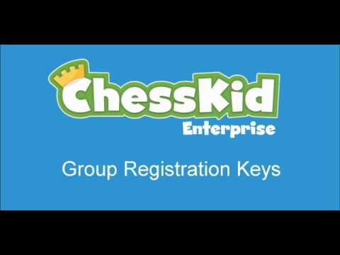 ChessKid Enterprise Account Tutorial 5: Group Registration Keys