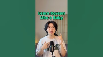 🍼 Learn Korean like a baby - Comprehensible Input