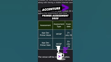 /Accenture /Primer /Important Questions ✨🙌 #accenture #accentureonboarding #accenturetraining