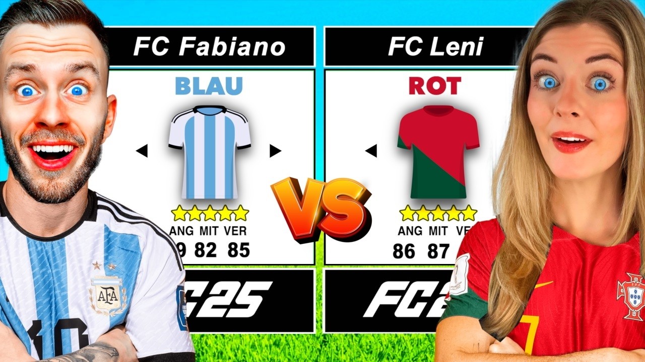 FC Fabiano vs FC Leni - ABER TRIKOTFARBEN bestimmen unsere Teams! 👀⚽️