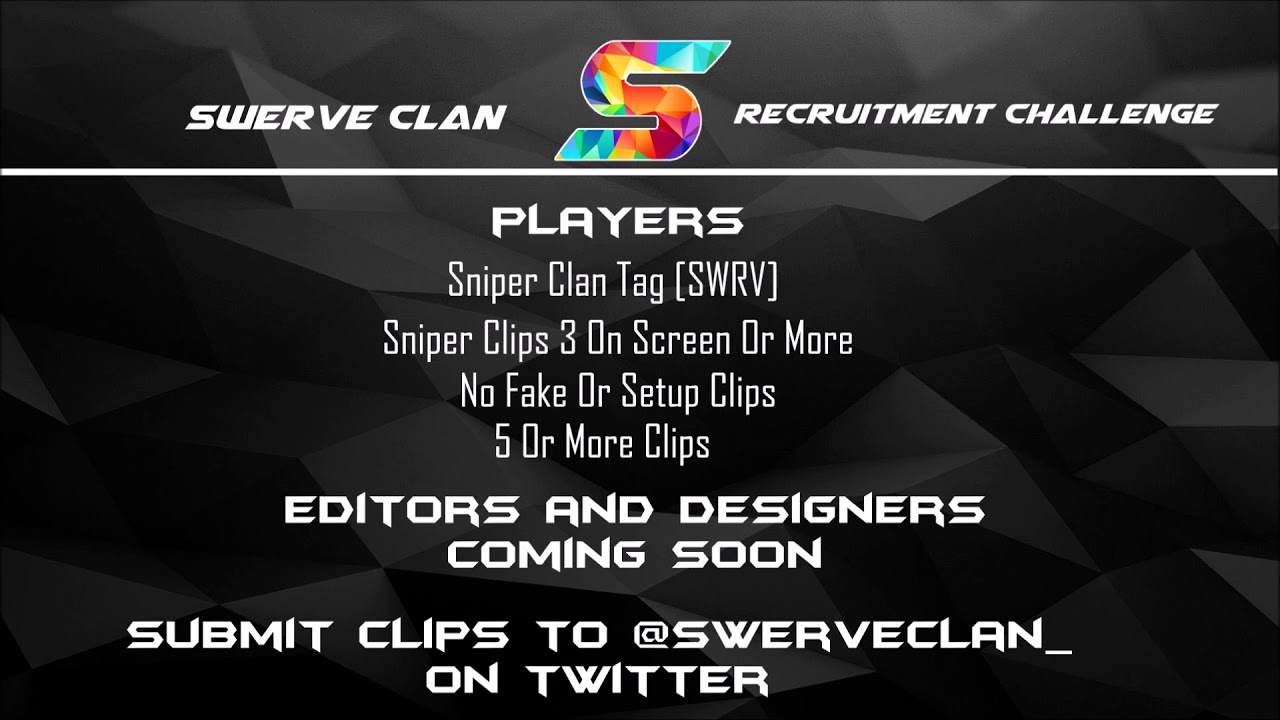 Swerve Clan Recruitment (Xbox One Only)