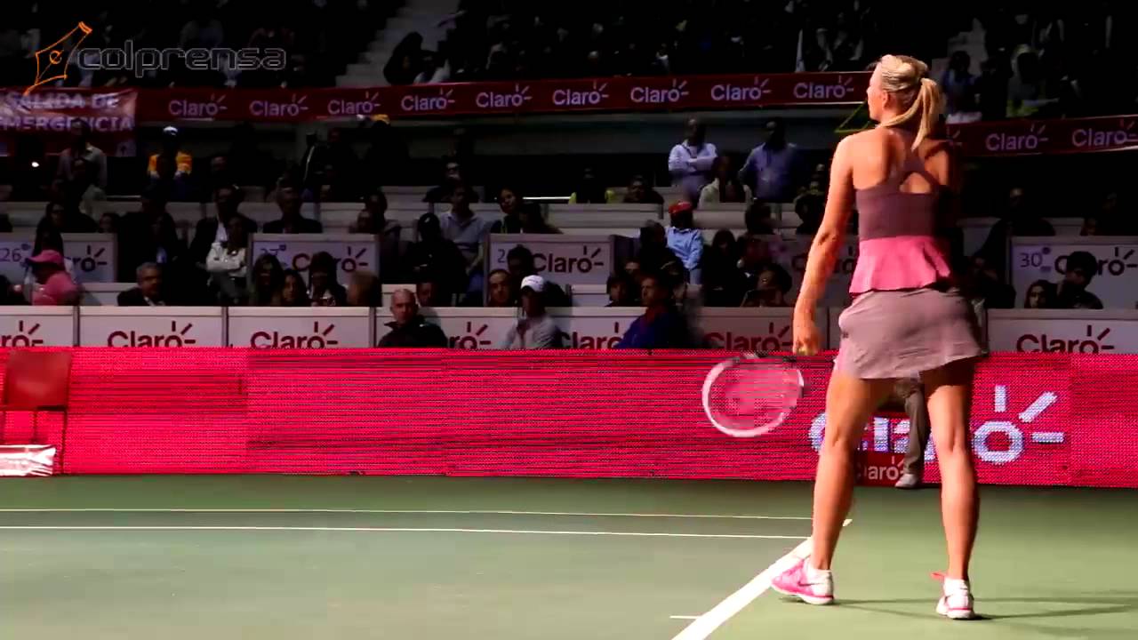 María Sharapova y Ana Ivanovic, enamoraron con su tenis - YouTube