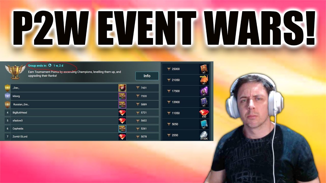 P2w Event Wars Raid Shadow Legends Youtube