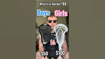 Boys Vs Girls Lacrosse 😳 which is harder?