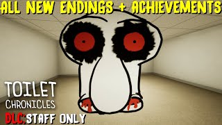 Toilet Chronicles Staff Only DLC (ALL New Endings + Achievements)