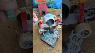 Mini DIY Tractor Construction Machine | Tractor Wala Video | #shorts #youtubeshorts