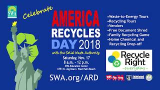 2018 America Recycles Day Ad for the Solid Waste Authority of Palm Beach County