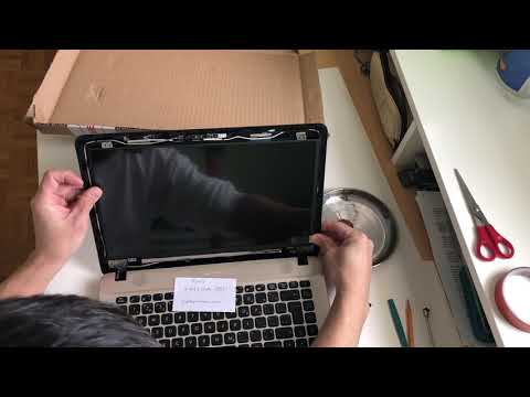 Laptop screen Replacement / How to replace laptop Screen ASUS  X441UA