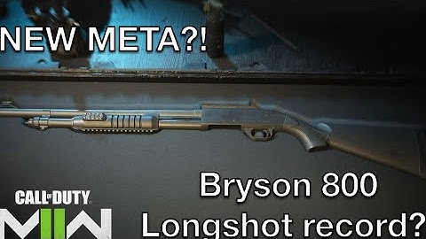 *NEW META* MW2 meta Bryson 800 sniper shotty (48.7 meter shot!)