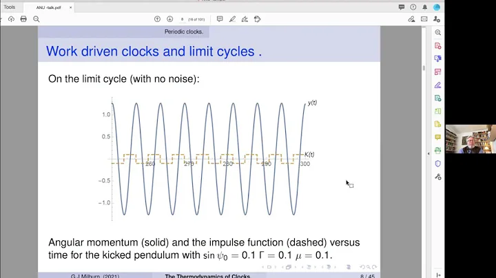The Thermodynamics of Clocks, Gerard Milburn