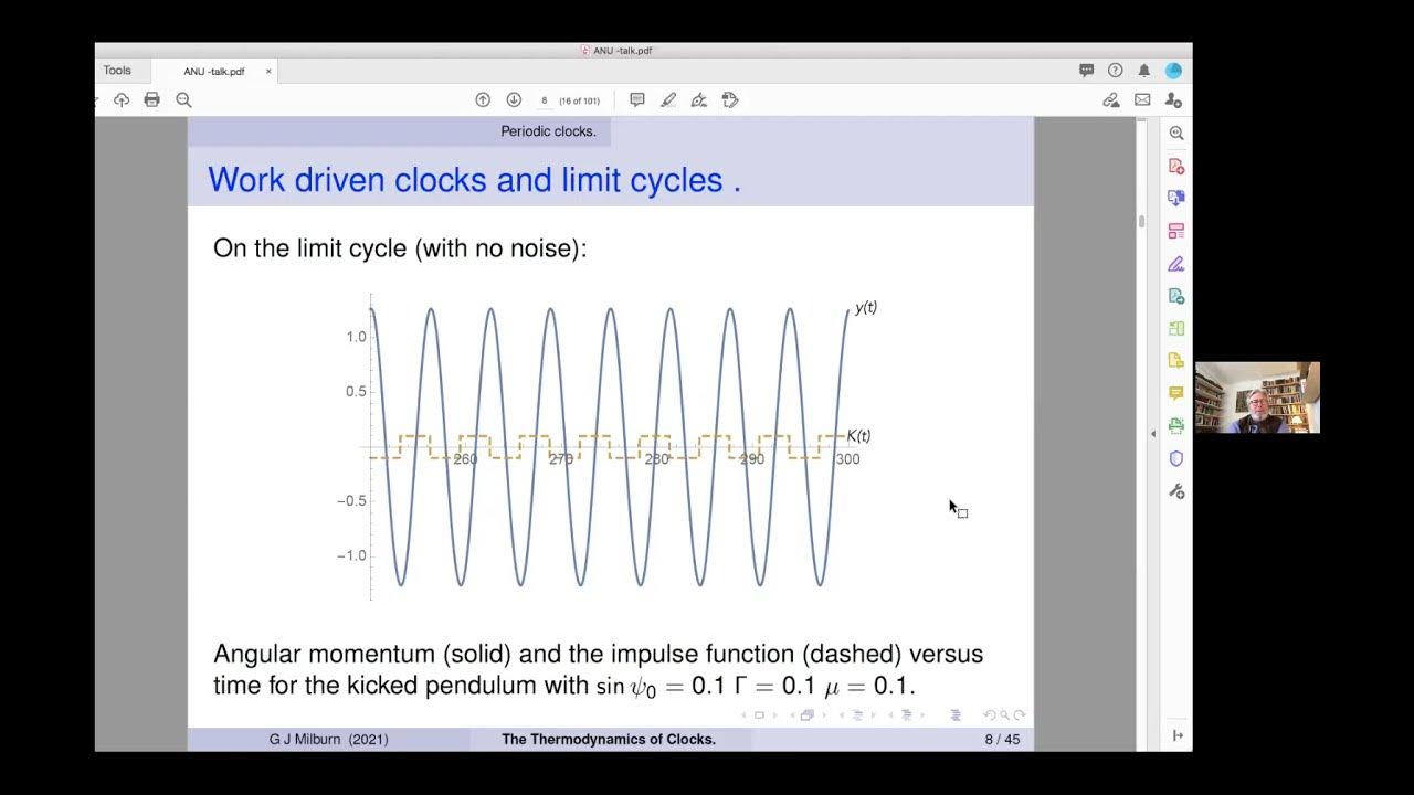 The Thermodynamics of Clocks, Gerard Milburn YouTube