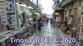 Tinos island GREECE walking around (Aug 2020)
