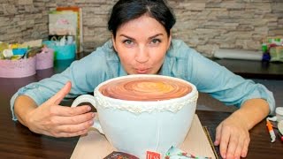 3д торт "Чашка чая" / 3D cake "Cup of tea" - Я - ТОРТодел!