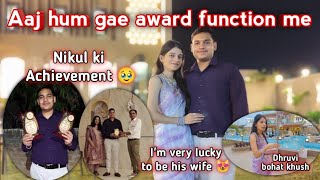 Aaj Dhrunik Annual Function Me Gae Nikul Ko Mili Trophy Dhruvi Bohat Khush Hui